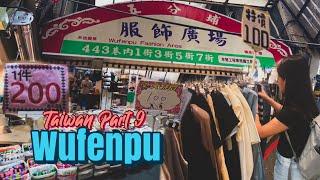 Taiwan Part 9 - THRIFTING AT Wufenpu 五分埔 (Taipei) | Jaayteee