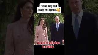 Future king and queen of England Prince William and Princess Catherine