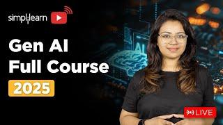 Generative AI Full Course | Gen AI Tutorial for Beginners | Generative AI Explained | Simplilearn