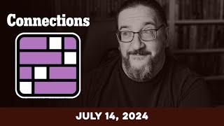 Every Day Doug Plays Connections 07/14 (New York Times Puzzle Game)