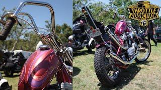 He built this stunning Sportster chopper with one simple kit