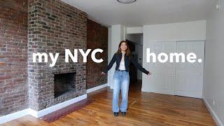 i got an apartment :) empty nyc apartment tour