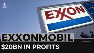 US ExxonMobil’s quarterly profits soar to nearly $20bn