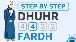 Learn to Pray Zuhr Salah Perfectly: Step-by-Step Guide to 4 Rakat Fardh Dhuhr - Male Hanafi Method