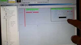 PLC programming -- TON instruction (on-delay timer)