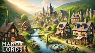 MANOR LORDS Relaxing Longplay: Building the DREAM VILLAGE... | Stress Relief & Fall Asleep