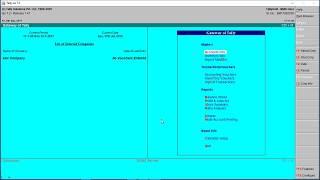 Ledger Creation tally