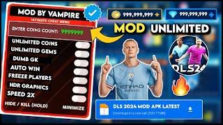 New Dream league Soccer v11.230 Mod Menu 2024 | DLS Mod Menu 11.230 Get Unlimited Coins & Gems 2024