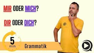 Alltagsgrammatik - Reflexivpronomen Dativ oder Akkusativ?