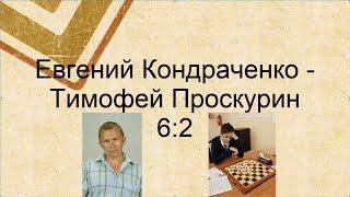 Kondrachenko - Proskurin. The 6th Master’s Tournament. Semifinal | Draughts