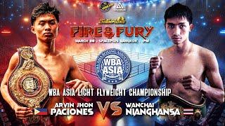 AJ Paciones  VS Wanchai Nianghansa  | March 28, 2024 | Bangkok, Thailand