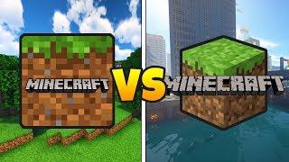 MINECRAFT PE VS MINECRAFT PC! MCPE ПРОТИВ MCPC!