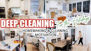 *NEW* DEEP CLEAN WITH ME FOR THE HOLIDAYS | OLLNY | Amanda's Daily Home