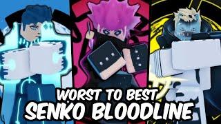EVERY Senko Bloodline RANKED From WORST To BEST! | Shindo Life Bloodline Tier List