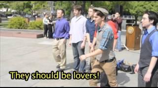 Elephant Love Medley Flashmob Proposal at Love Park