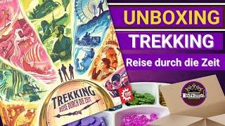 TREKKING – REISE DURCH DIE ZEIT | WAS IST DRIN? Brettspiel  Unboxing