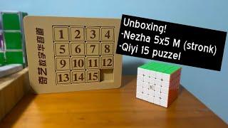 Dayan Nezha M + QiYi 15 puzzle unboxing!