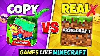 TOP 5 BEST COPY GAMES LIKE MINECRAFT 1.21+ JAVA EDITION  | BEST MINECRAFT COPY'S FOR ANDROID  |