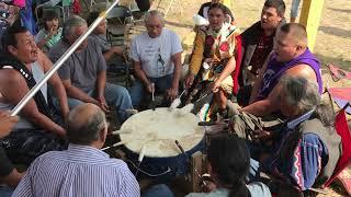 Drum Circle and Traditional Song at Lakota Tribe Powwow