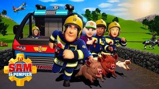 Aventures des équipes de pompiers | Épisodes complets de Sam le pompier ! | Compilation d'