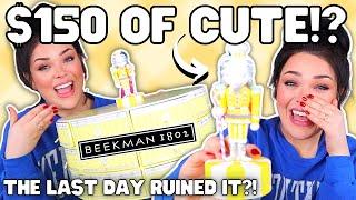 $150 of CUTE! The Last Day RUINED It!? | Beekman 1802 Advent Unboxing