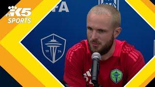 Seattle Sounders coach, goalie talk upcoming championship against LA Galaxy