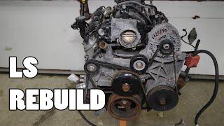 LS engine FULL rebuild (15min time lapse)