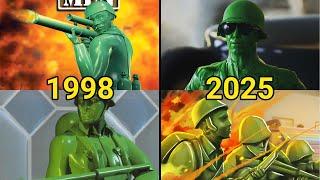 Evolution of Army Men Games (1998-2025)