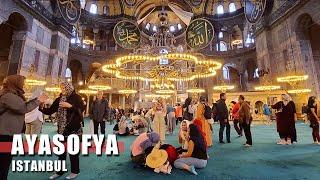 [4K] Ayasofya / Hagia Sophia Virtual Tour to the Grand Mosque - Istanbul, Türkiye