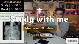 (24.12.18.WED) Study with me ‍️| 18 Hrs | Pomodoro Timer | ASMR | SeewhY