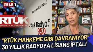 Gazeteci Nevin Sungur Açık Radyo'nun lisans iptalini TELE1'de değerlendirdi