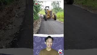 Jalan yang baru di aspal di kerok kembali #youtubeshorts