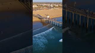 Surf City aka Huntington Beach, California | #dronevideos #dronedaily #droneworld #droneglobe