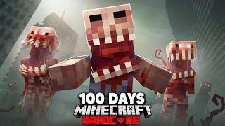 I Survived 100 Days in a Nuclear Infection in Hardcore Minecraft...