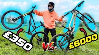 £350 ALIEXPRESS DH BIKE vs PREMIUM £6000 DOWNHILL BIKE!