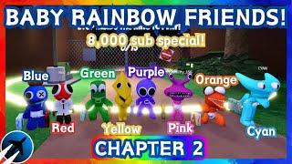 BABY RAINBOW FRIENDS (and PINK) Play Rainbow Friends! (8k sub special!) Roblox RF