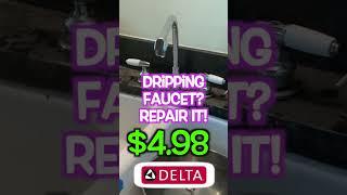 Faucet Dripping? Replace Seats & Springs #shorts