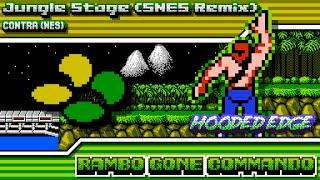 Contra (NES) - Rambo Gone Commando ~ Jungle Stage (SNES Remix) [SPC700]