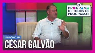 César Galvão relembra trajetória como repórter nesta terça (21) em O Programa de Todos os Programas