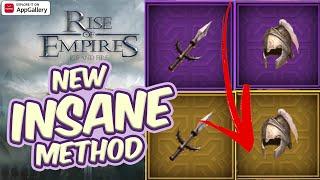 GOLD EQUIPMENT IN 5 MINUTES ?!  - RISE OF EMPIRES