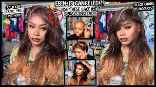 EBIN IS CANCELED!! USE THESE $7 LACE MELT SPRAYS INSTEAD  |  Sweat Test  | Save Your Edges |