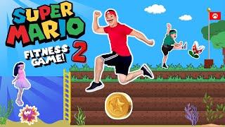 ⭐⭐ SUPER MARIO Videogame Workout 2! Kids Gym Class | JOKES