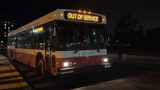 Rutgers Bus 1496 Nighttime Ride Along - 2007 New Flyer D40LF - 10/5/22