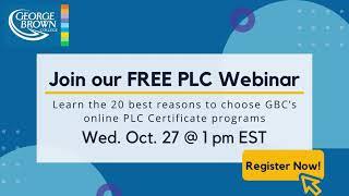 PLC Webinar Announcement - Oct. 27, 2021