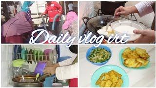 Daily vlog irt || aktivitas ibu rumah tangga masak dua menu simpel masakan rumahan