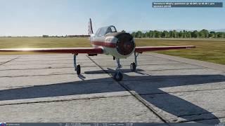 DCS World Як-52(Yak-52 ) Обучение 03: Посадка.