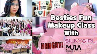 CEWEKBANGET BESTIES DAN CB SQUAD MAKEUP CLASS WITH SILKY GIRL #6EYOURSELF