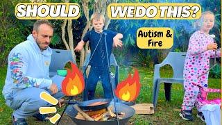 Campfire with Neurodivergent Kids *ARE WE MAD?* | Aussie Autism Family