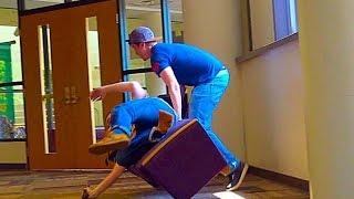 Chair Pulling Prank Part 13