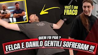 QUEM FOI PIOR ? GENTILI OU FELCA NO TREINO DE PERNAS !